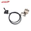 Universal Motorcycle Exhaust Pipe Valve with Manual Opening and Slant Mouth Design for Sports Cars