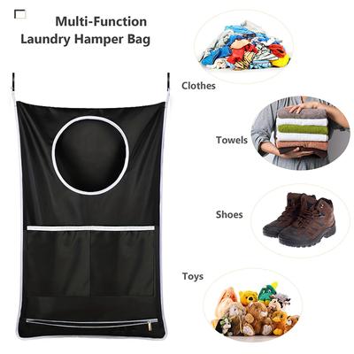1pc Wall Hanging Storage Bag, Door Hanging Storage Bag, Wall Hanging Organizer, Living Room, Bedroom, Bathroom Dirty Laundry Bag