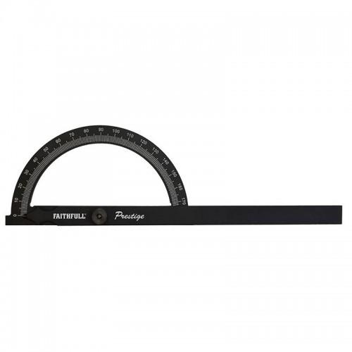 Faithfull Prestige Angle Gauge Black Aluminium 150 X 270mm
