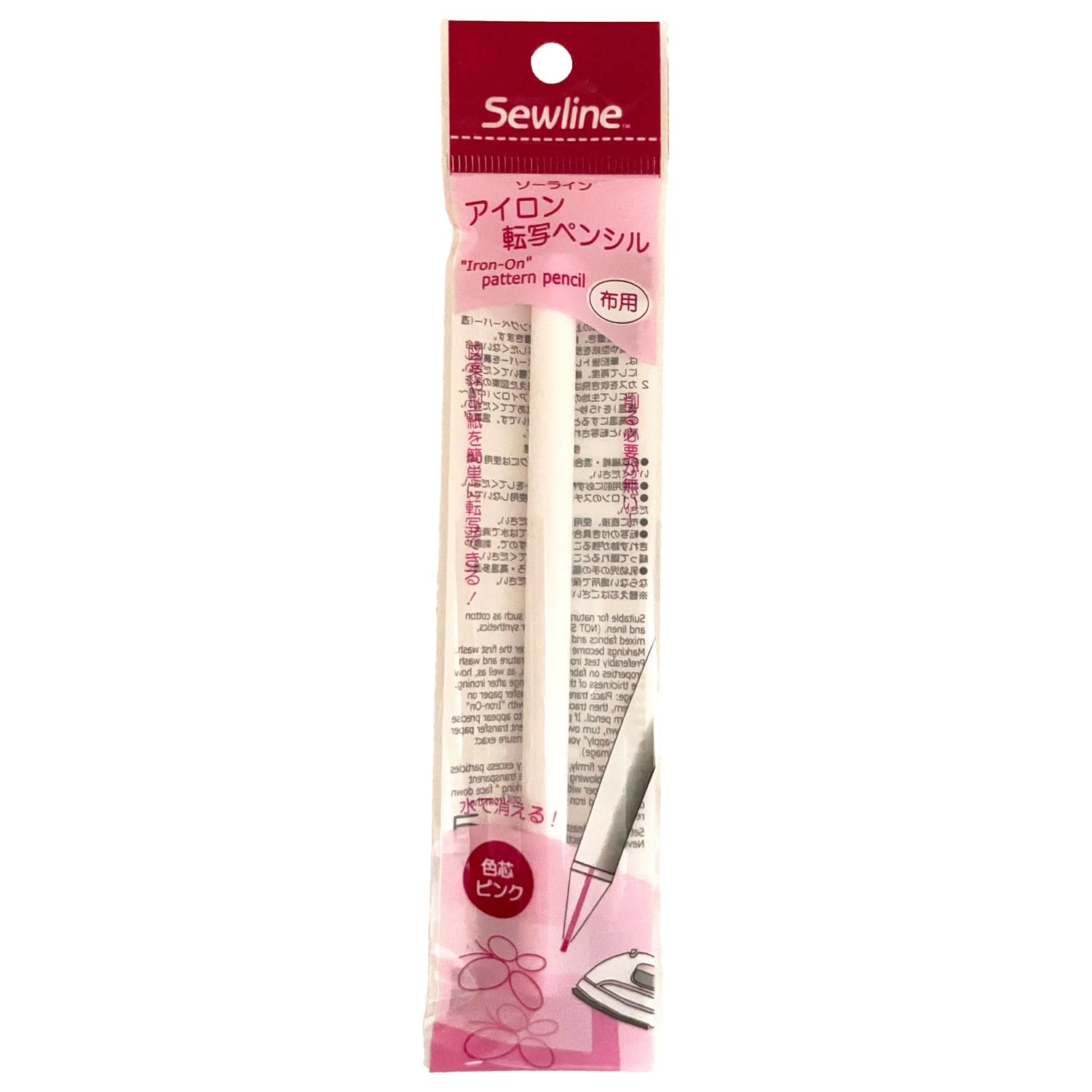 

Sewline Iron Transfer Pencil for Fabric Pink FAB50077