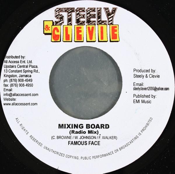 

7inch Record FAMOUS FACE - Mixing Board NONE Steely & Clevie 2005 Jamaica Reggae, Ska & Dub Used