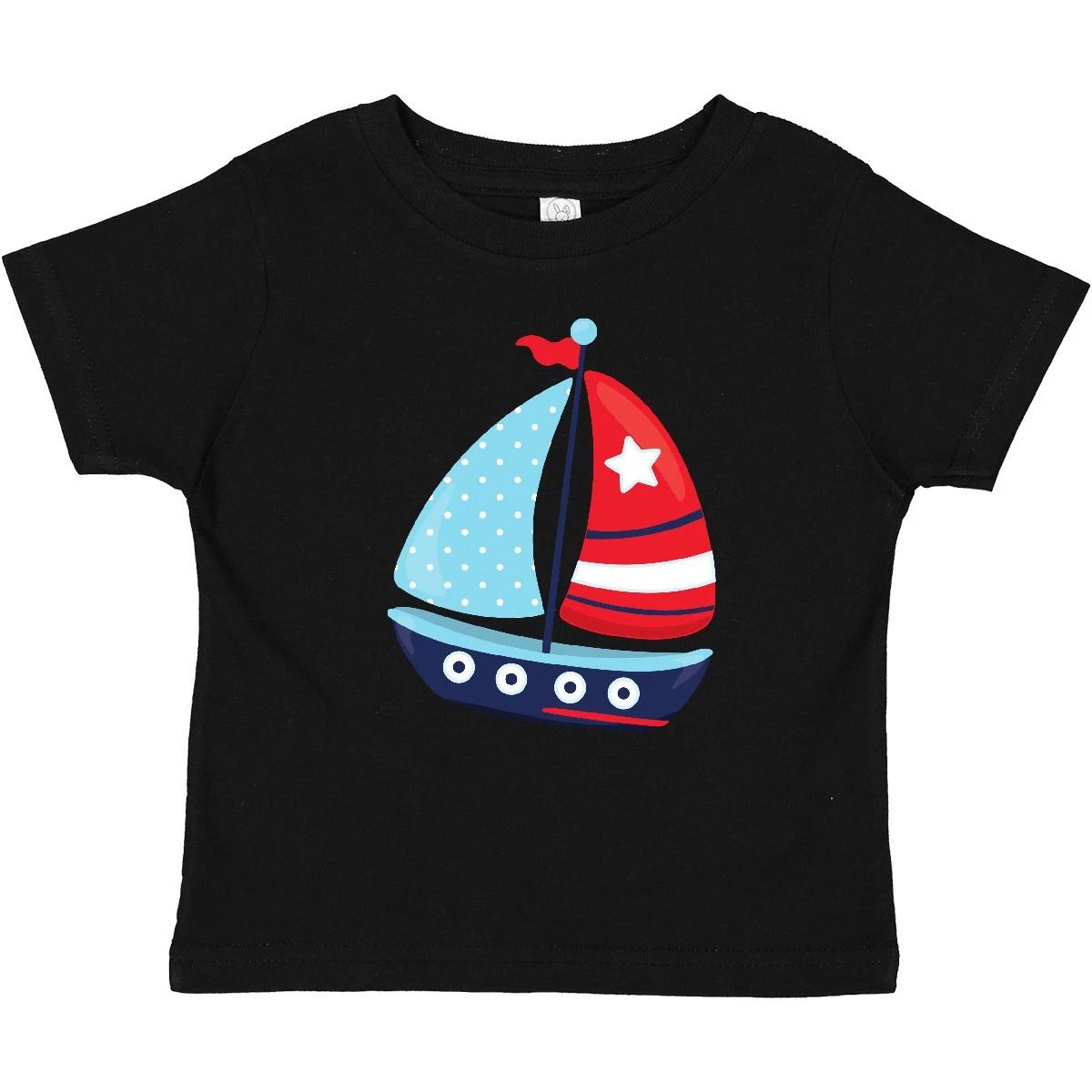 Inktastic Sailing Boat, Sailor, Sailing, Sails, Boat, Ship Baby T-Shirt Sailboat 160