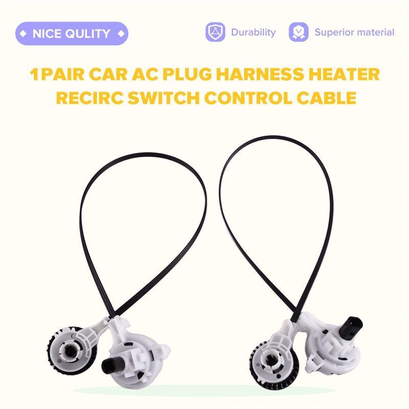 Heater Recirculation Recirc Switch Control Cable Car AC Plug Harness 55906-0K010 55909-0K010 For Toyota Corolla RAV4 Hilux Vigo-