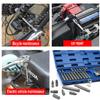 40 piece set of automotive repair tools, including hexagonal, hexagonal, and hexagonal screwdriver head sleeve sets
