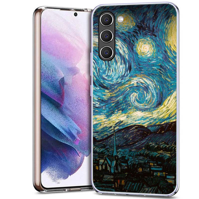 Vincent Van Gogh Starry Sky Oil Painting Phone Case for Samsung A16 A17 A26 A36 A37 A56 A57 A12 A22 A32 A52S A07 A06 A02S A72 Ga
