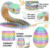 3D Printed Snake with Egg Joint Mobility Simulate Snake Ornament Desktop Home Animal Decoration Kids Desktop accessories