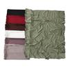 Liseré Wavy Fériel Jersey Hijab Fungus Edge Solid Color Milk Silk Scarf Headscarf Shawl Silk Scarf Stretch Knitted Scarf Women