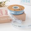 2.5cm Wide Chiffon Snow Yarn Ribbon for Gift Wrapping or Birthday Cake Decoration