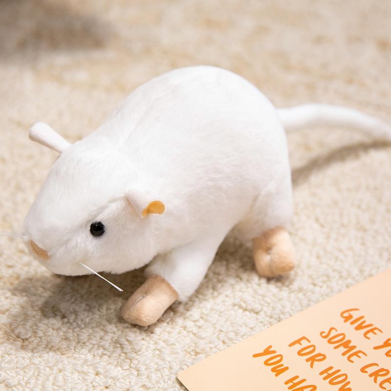 17cm Maus Simulation Plüschtier Stofftier Kleines Tier Langer Schwanz Plüschtier Heimdekoration Party Requisite Mann Geschenk 17cm head to hip
