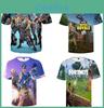 Fortnite T-Shirt Für Teenager Mit 3D-Druck Sommer Atmungsaktives Baumwoll-T-Shirt