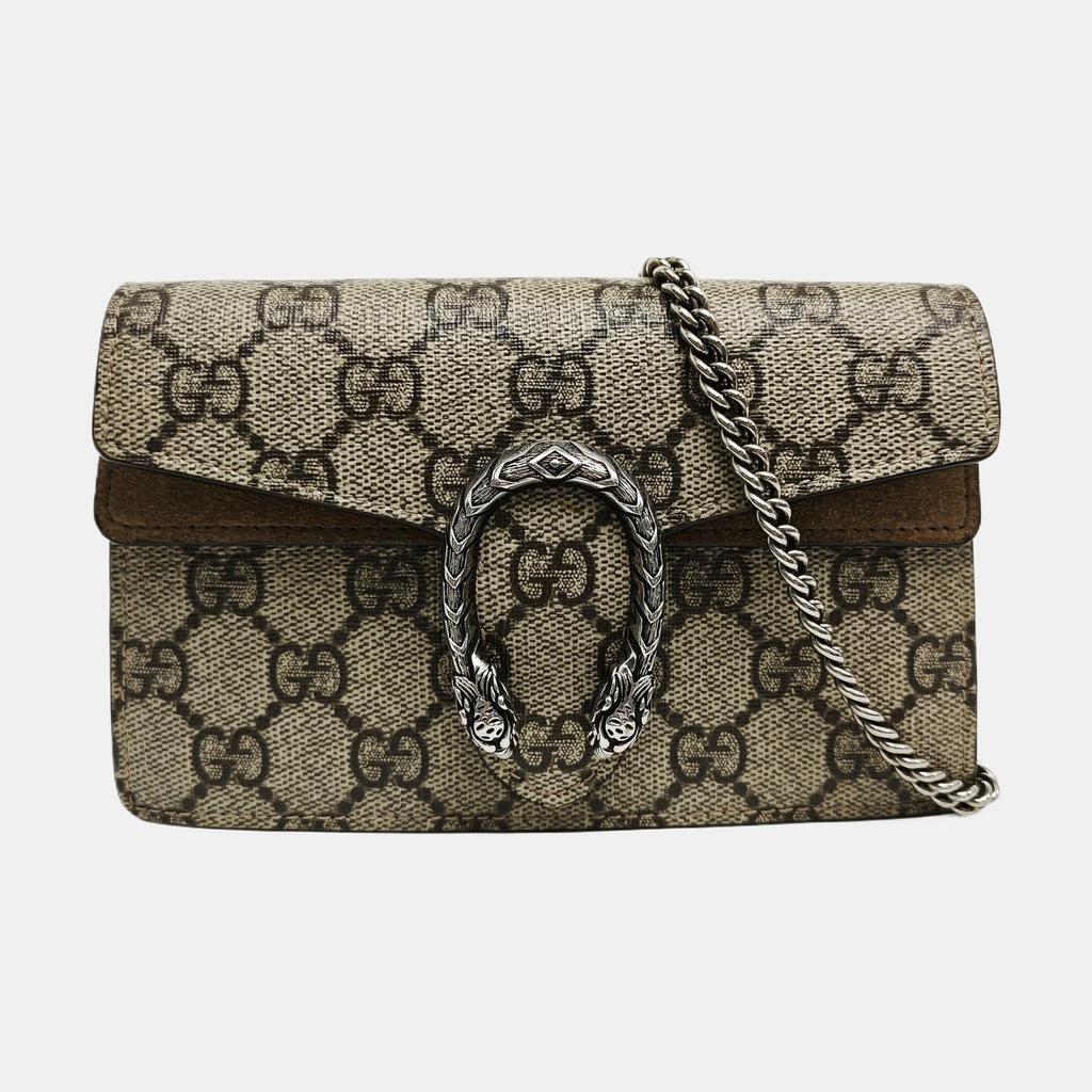 [Gebraucht] Gucci Dionysus GG Supreme Super Mini Tasche 'Beige' - Sehr Gut #1NF830Q