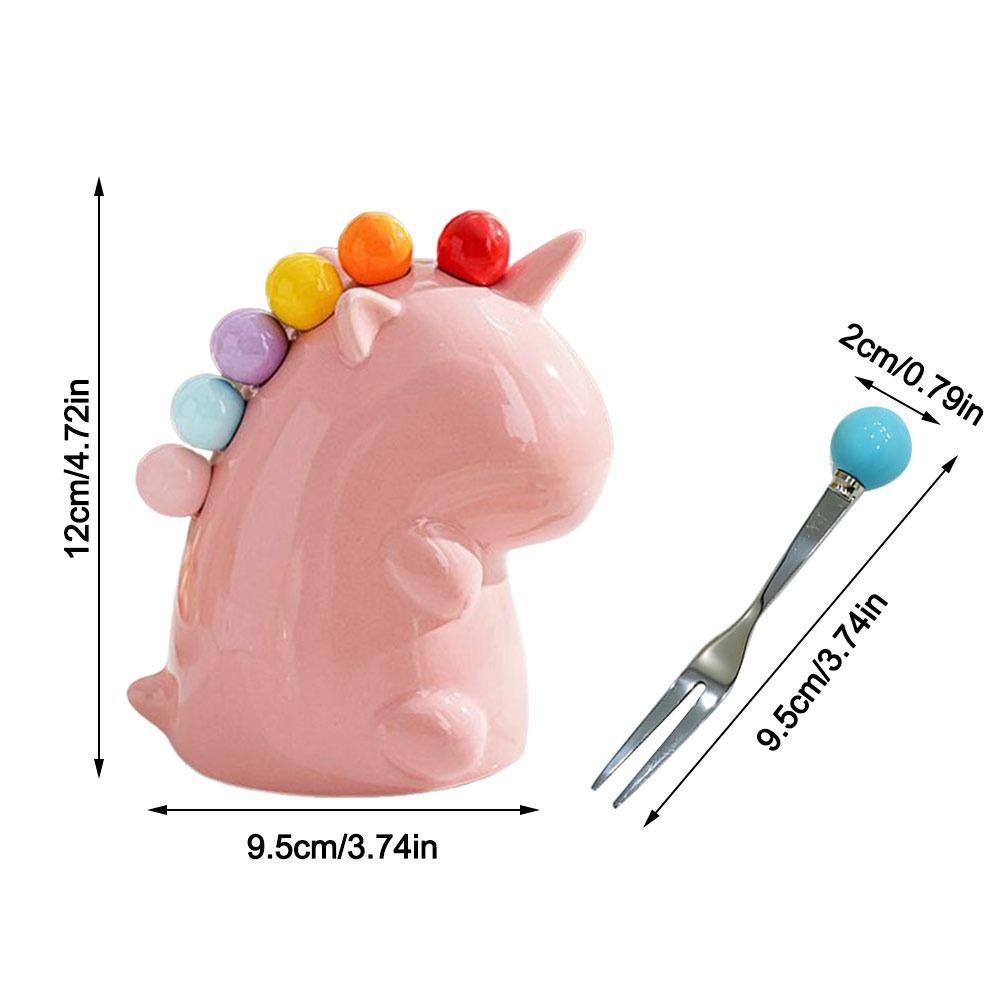 Mini Cake Forks Set Plastic Dessert Fork Kawaii Fruit Forks  Household