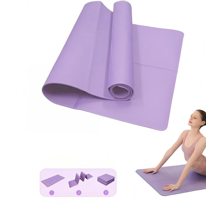 1Pc Yoga Mat Anti-Skid Sports Fitness Eva Comfort Foam 4Mm Thick Yoga Mat For Exercise Yoga And Pilates Gymnastics Mat
