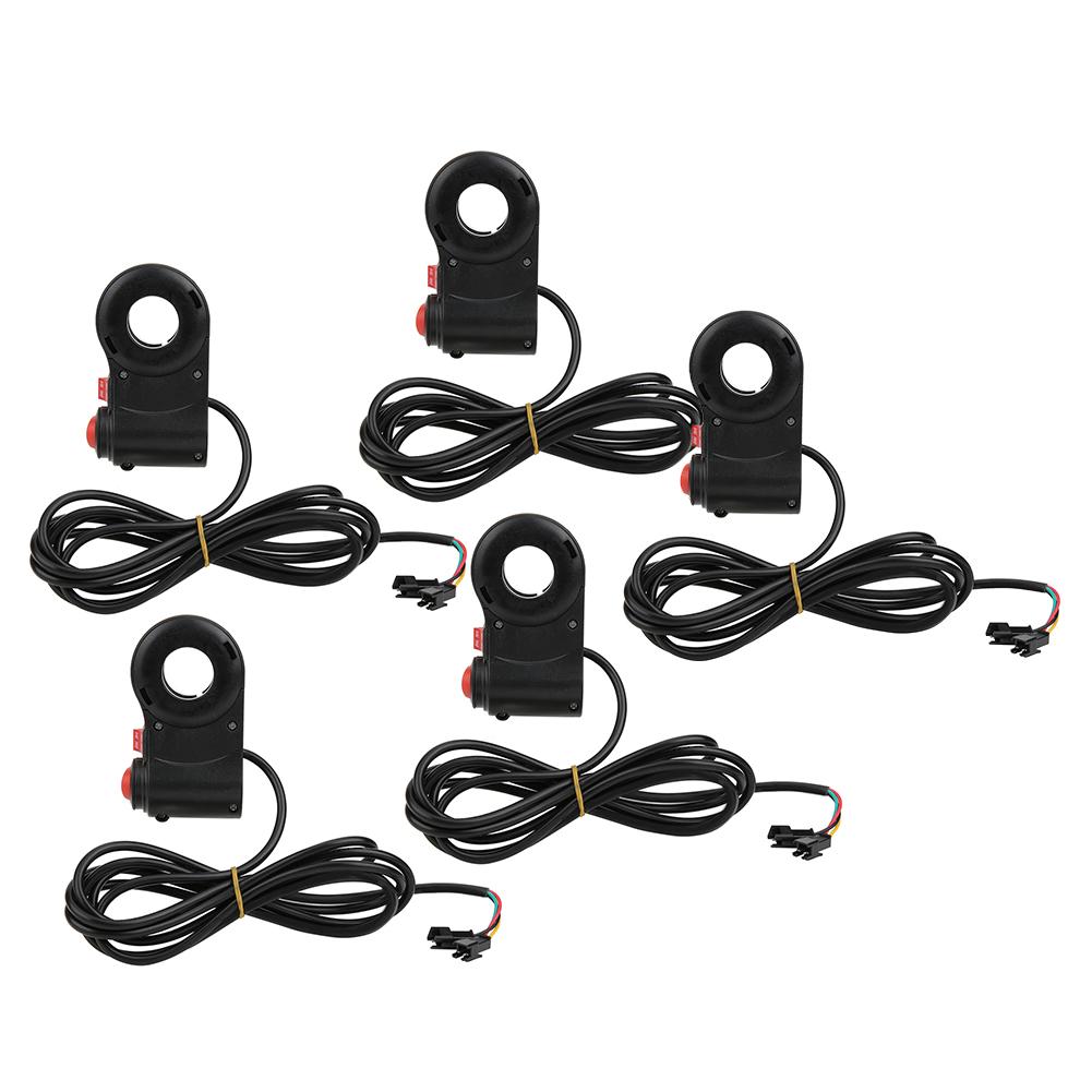 5PCS Automatic Identification High Low Speed Electric Bike Voltage Display Handlebar Switch