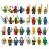 Ninja Series Building Block Minifigures - 32-Piece Educational Toy Set