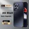 OnePlus ACE2 Phone Case, Full Lens Protection AG Frosted Shockproof Soft, OnePlus Simple Solid Color Designn, Silicone Outer Case, Graphite Black
