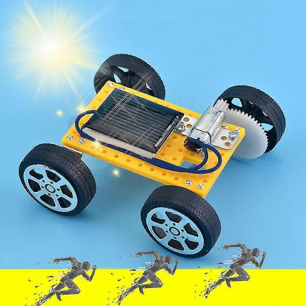 Solar Car Diy Toy Set Solar Powered Car Kit Educational Science For Kid - PJ