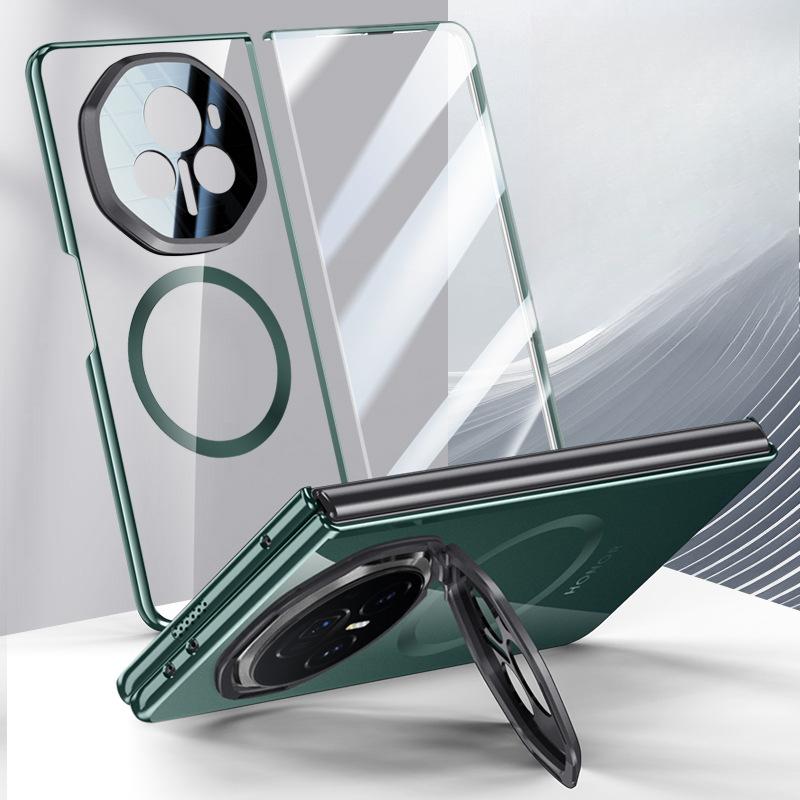 It Is Suitable for The HONOR Magic V3 Phone Case Stand, Featuring A Magnetic Transparent Full-case Shockproof, Simple and High-end Casing