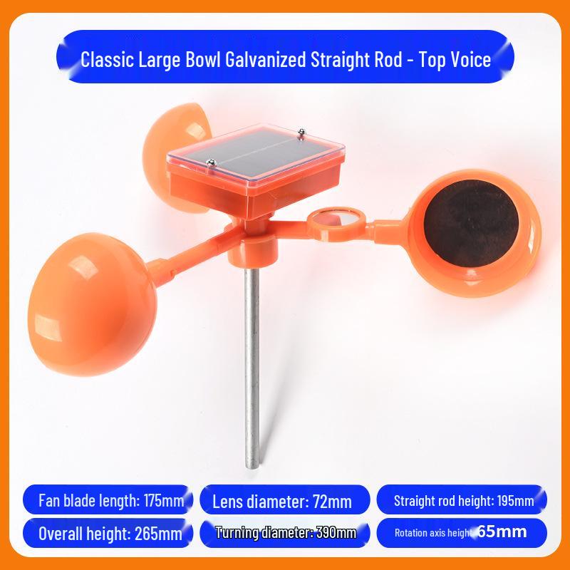 Solar-Powered Reflective Bird Repeller for Farms & Orchards