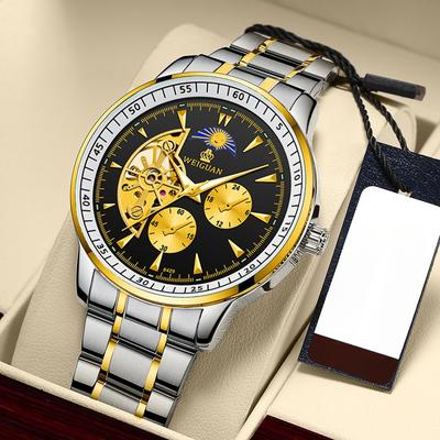 Fully Automatic Mechanical Watch Men's Hollow Waterproof Luminous Fashion Trend New Business
