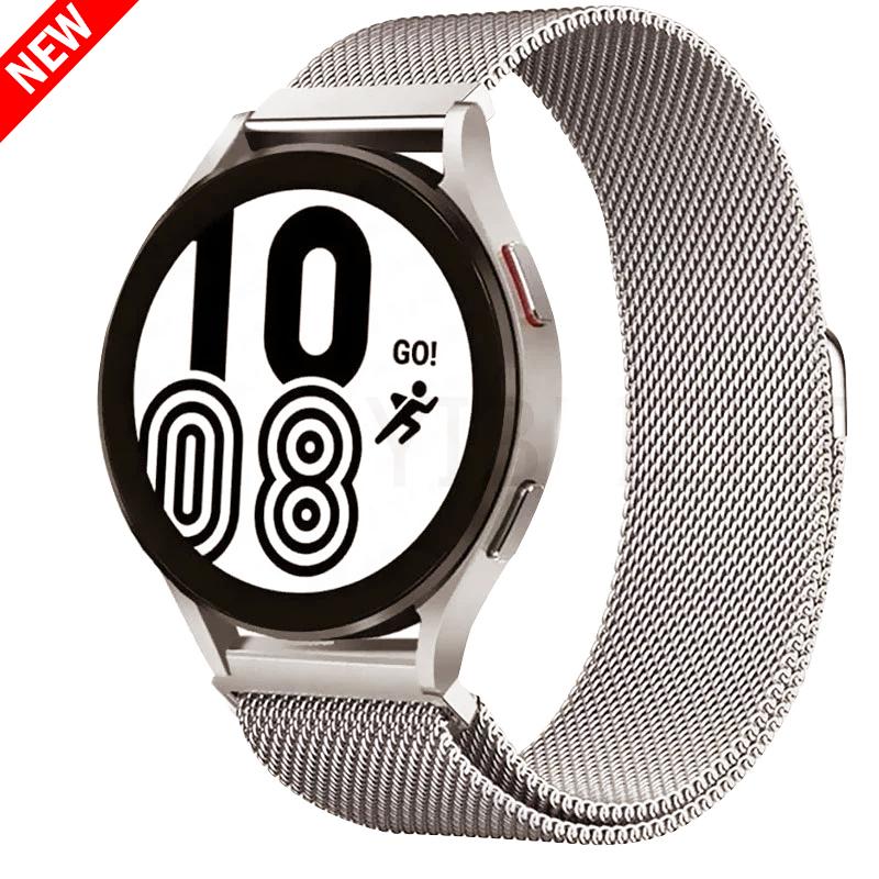 

Milanese Loop band For Samsung Galaxy watch 6 5 4 classic Metal strap 20mm 22mm bracelet huawei gt/Amazfit GTS 4/GTR 2e/Bip 3-5 22MM watch band