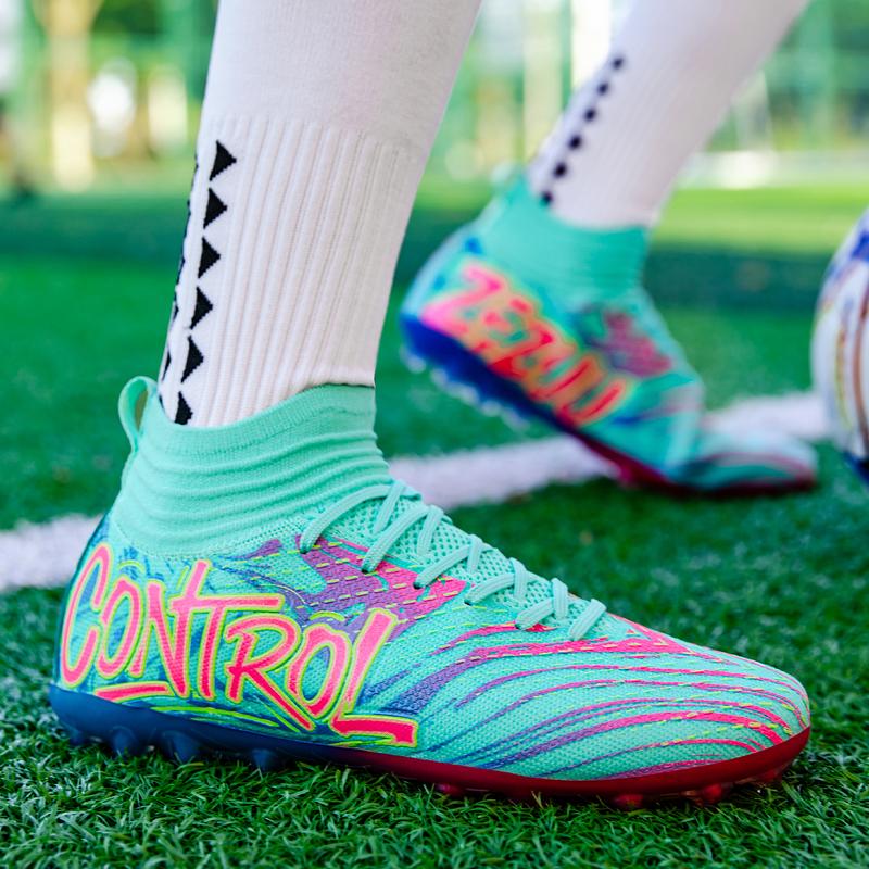 Neue Jugend Langnagel Fußballschuhe FG/AG Kunstrasen Fußballschuhe Herren und Damen Feld Wettkampf Trainingsschuhe