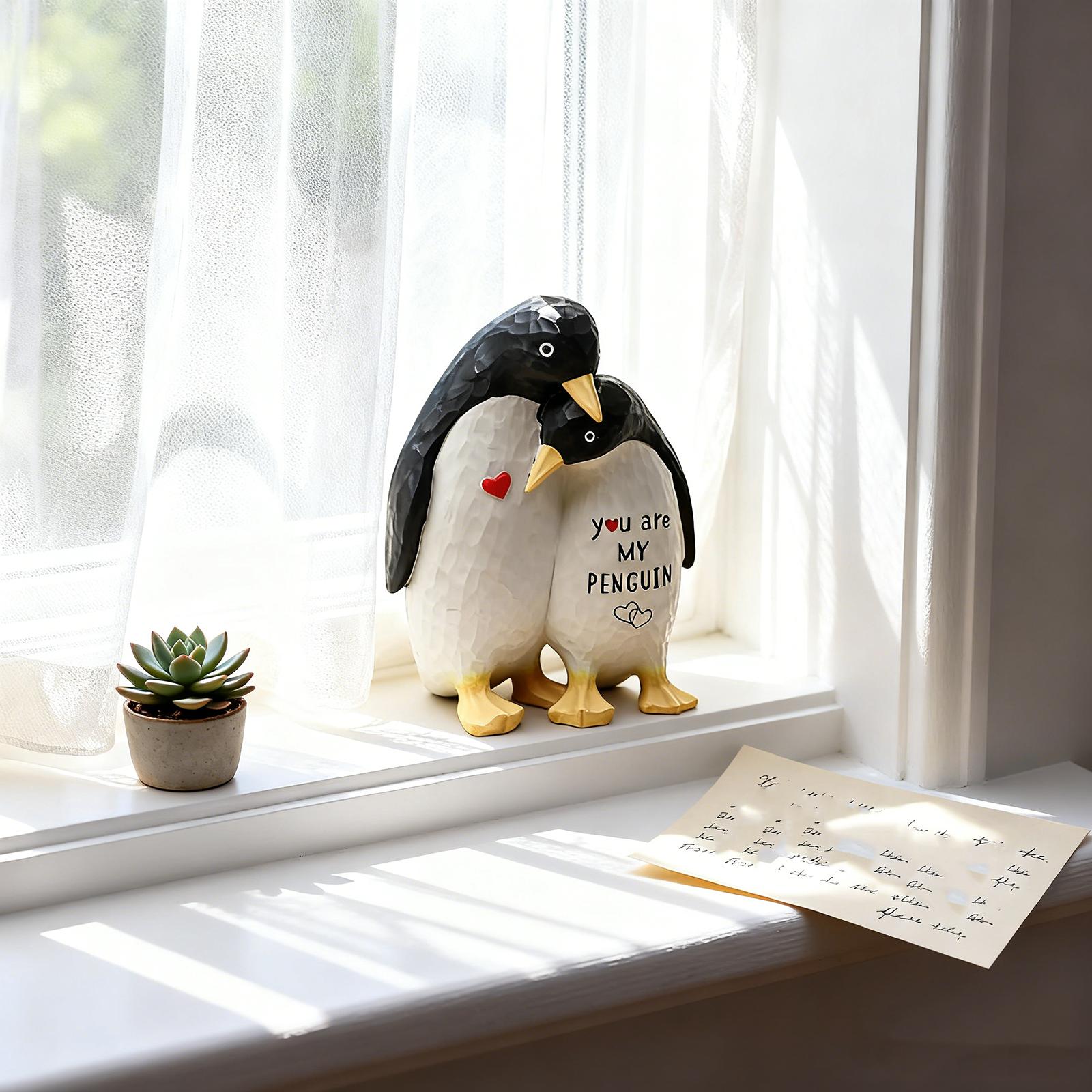 

Нові прикраси-пінгвіни для пари На Річницю Весілля Різдво День Святого Валентина Подарунки для Чоловіків та Жінок S білий