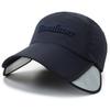 Retractable Extended Brim Hat Men's Summer Breathable Fishing Cap Men's Shade Fishing Sun Protection Baseball Cap