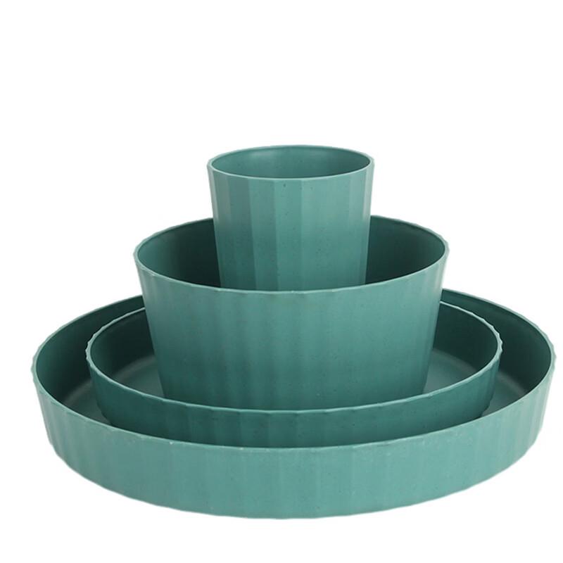 ZISIZ Wheat Straw Tableware Set