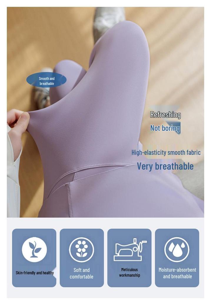 High-Waisted Yoga Leggings with Skirt and Pockets - Plus Size, Elastic, Butt Cover, Sportswear