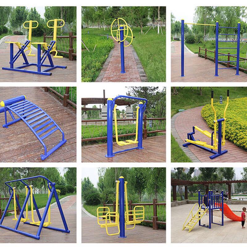 Outdoor Fitness Pull-Up and Rib Bar Combination