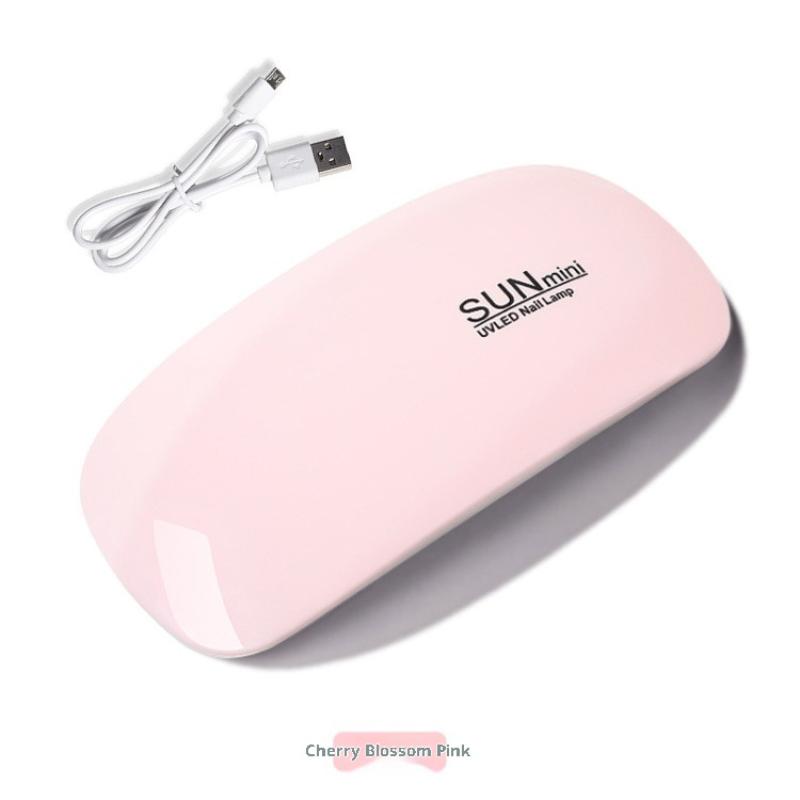 Mini UV LED Nail Lamp 6W For Curing Nail Gel Polish Portable Foldable 45s/60s Timing Manicure Dry Machine Nail Art Drying Tool