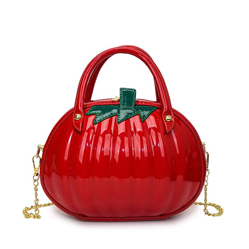 Осень/Зима 2025 Шикарная Легкая Роскошь Сумка-кроссбоди Тыква на Хэллоуин красный