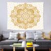 Mandala beach towel multi-purpose tapestry sitting blanket wall hanging bedroom background cloth blanket ethnic style