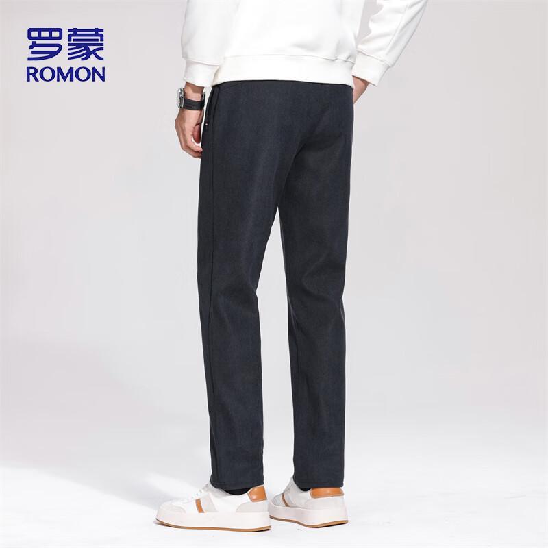 ROMON Men's Corduroy Casual Straight Leg Pants