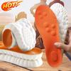 Soft Breathable Shock Absorption Cushion Running Insoles 4D Cloud Technology PU Sole Sports Insoles for Orthopedic Support 2026