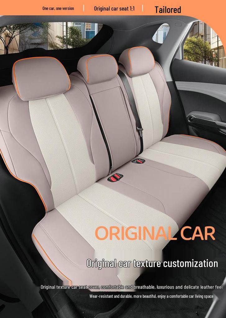 BYD Yuan PLUS Five-Seater Leather Car Seat Cushion Four Seasons Model