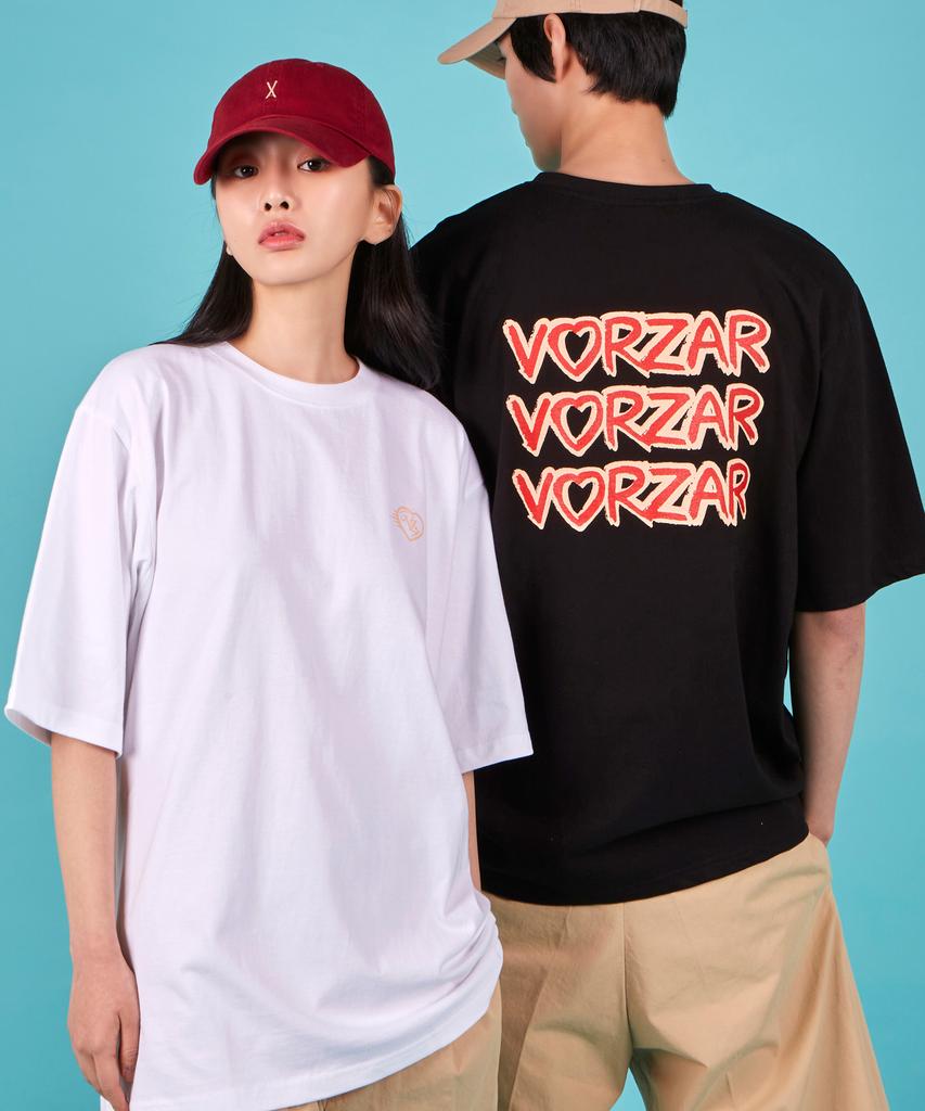 Bajal Heart Graphy Short Sleeve T-Shirt (2 Colors)