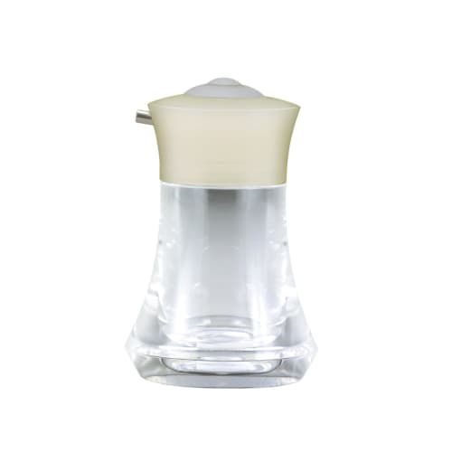 Daiwa Soy Sauce Dispenser, Push-Type, Ivory, 40ml, One-Push, 0.4cc, Made In Japan, Push One S PU-1, 1 Dispenser