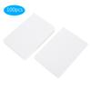 100Pcs White Cardstock Paper Thick Chipboard  Used for Book Cover Tagboard Photobook EnvelopeRound Angle