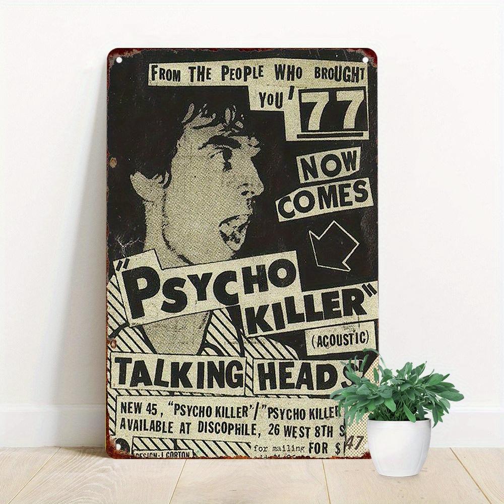 Metal Wall Sign Decor 20x30cm