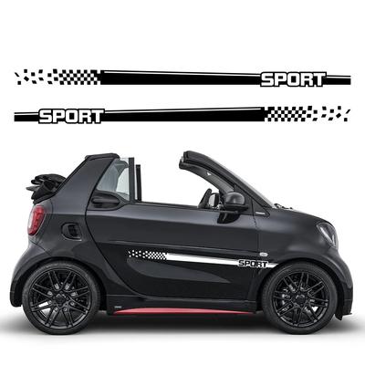 Naklejki Paski Boczne Samochodowe Folia Winylowa Naklejki Dekoracyjne Do Mercedes Benz Smart Fortwo Forfour 453 451 Akcesoria Tuningowe