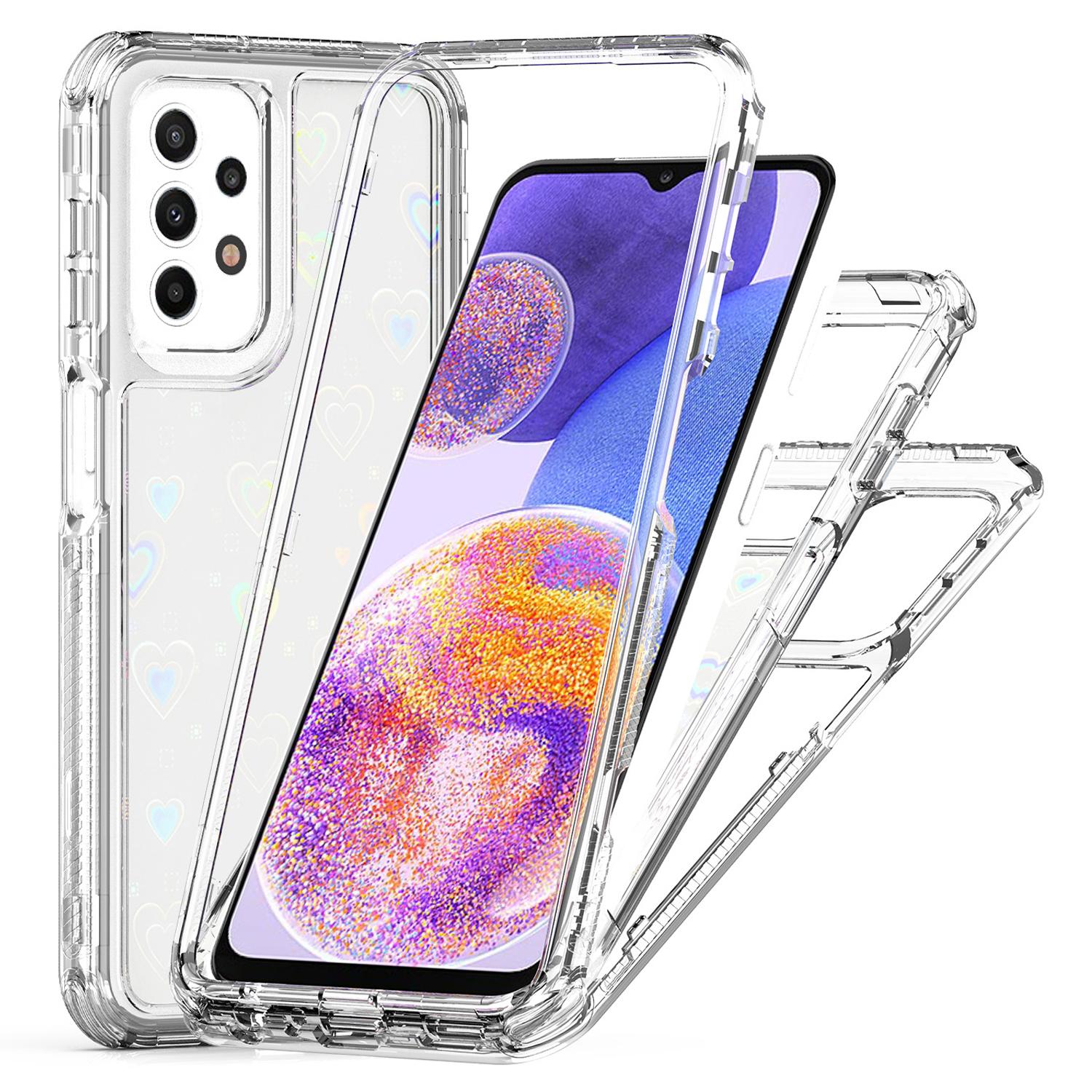 

Phone Case For Samsung Galaxy A13 4G/5G/A04 4G (164.4mm)/A04s 4G (164.7mm)/A32 5G Clear Acrylic TPU Cover with Laser-printed Film