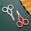 Stainless Steel Mini Pocket Scissors Portable Paper Cutter INS Safe Mini Scissor  Office School