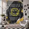 Nirvana Wandteppich Heimdekoration Wandbehang Tuch für Schlafzimmer Wohnzimmer Hintergrund