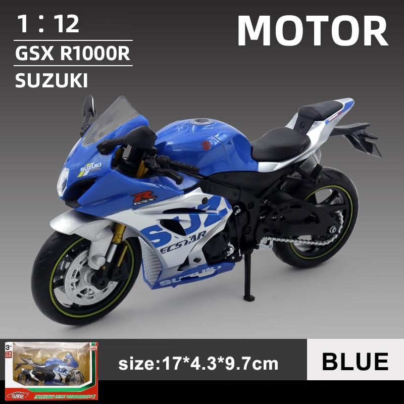 

MotoGP Suzuki GSX R1000R L7 гоночный мотоцикл симулятор изысканный литой игрушечный автомобиль RMZ city 1:Модель коллекции 12 сплавов