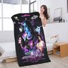 American Singer Madison Beer Anime Beach Swimming Towel Soft Absorbent Washcloth Children's Gifts for Kids Travel Camping Gym