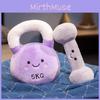 Adorable Plush Kettlebell And Dumbbell Toy Figurines Perfect For Gym Decor And Gifts