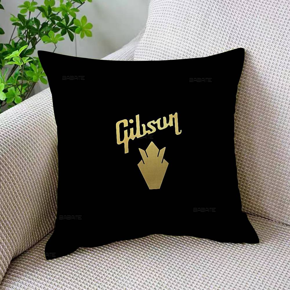 G-Gibson Music Personalized Picture Text Home Decorative Pillows Household Gifts 45X45Cm