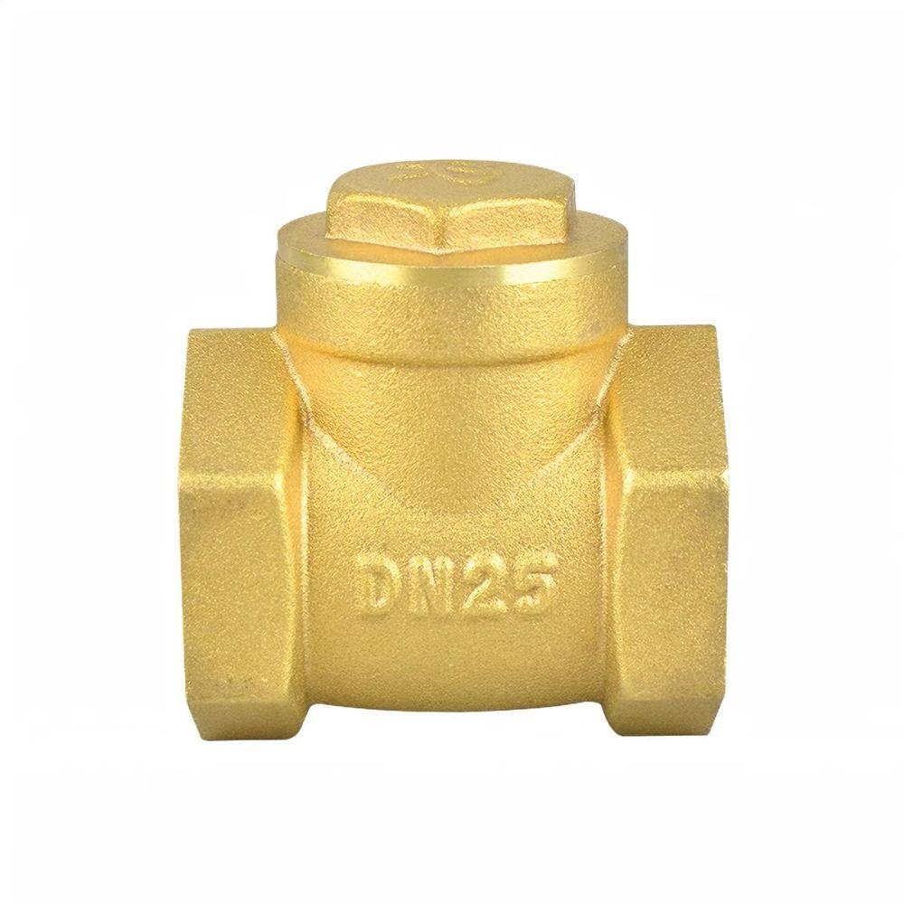 1/2" 3/4" 1" 1-1/4" 1-1/2" 2" Swing Check Valve BSP One Way Valve Durable Brass Check Valve